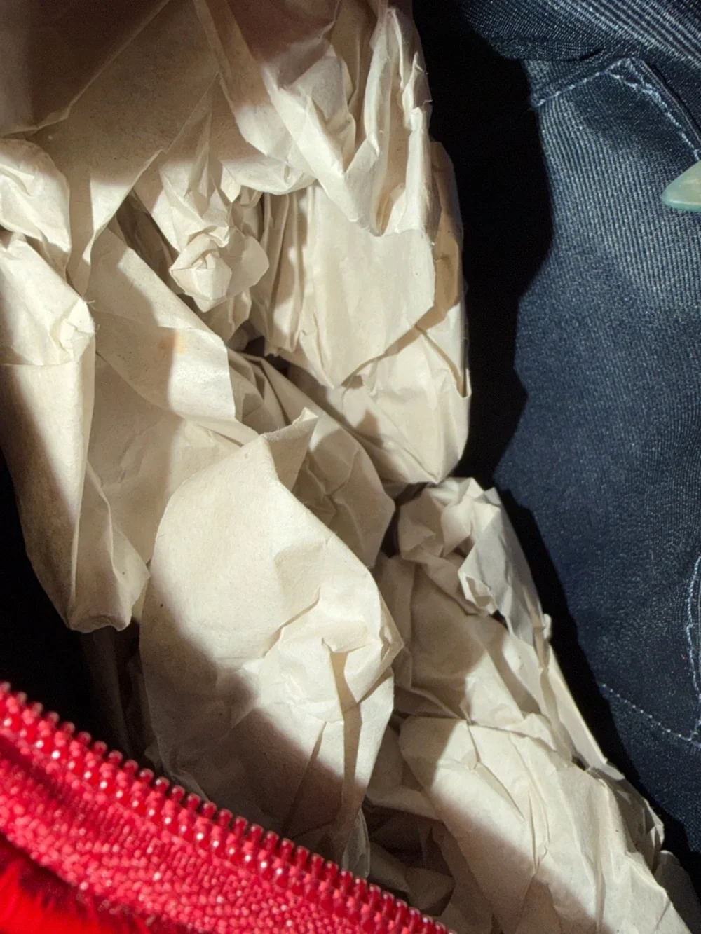 NWT Coach Red patent leather top handle convertible bag - Picture 9 of 9